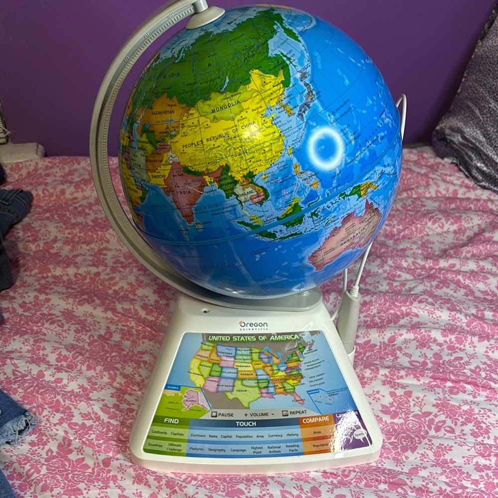 Interactive Blue Globe